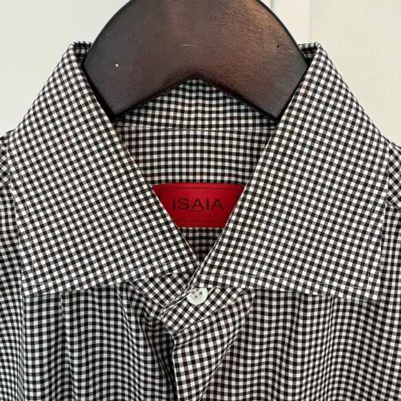 Isaia Cotton Dress Shirt Size 15.5 39 (Pristine Condition) - Picture 1 of 4
